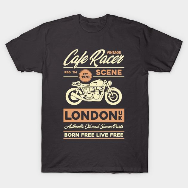 Cafe Racer Vintage Retro Motorbike Motorbike T Shirt Teepublic